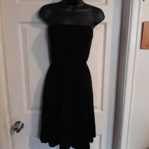 No Brand strapless and sleeveless black dress size 2 5/$25